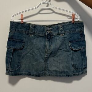 H&M Divided Mini Denim Skirt